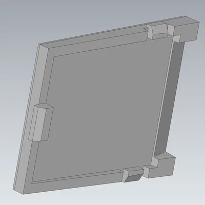 Nắp đậy khoang module HDZero Goggles V1 (In 3D)