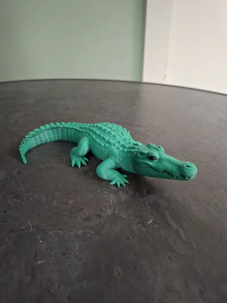 Mô hình cá sấu chân thực (Realistic Crocodile) - Image 1