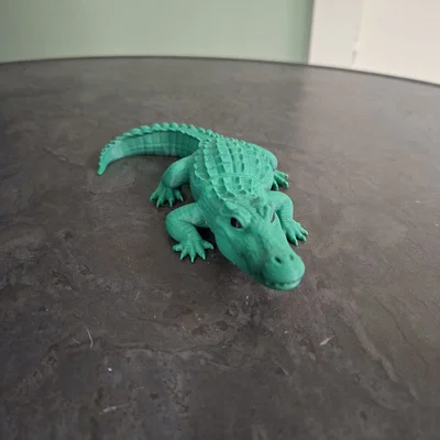 Mô hình cá sấu chân thực (Realistic Crocodile)