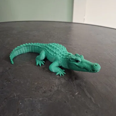 Mô hình cá sấu chân thực (Realistic Crocodile)