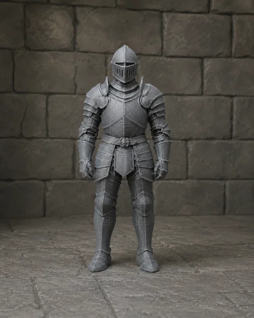 Mô hình hiệp sĩ trung cổ (Knight Figure) sắc nét để trang trí - Image 1