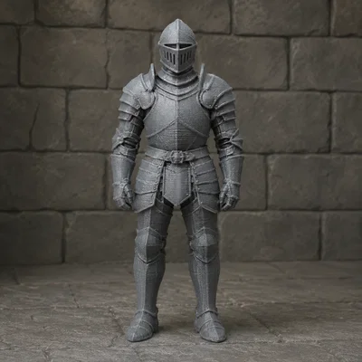 Mô hình hiệp sĩ trung cổ (Knight Figure) sắc nét để trang trí