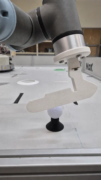 Flange Gắn Gậy Gạt Bóng (Putter) Cho Robot UR3 (Bản Remix Robogolf) - Image 1