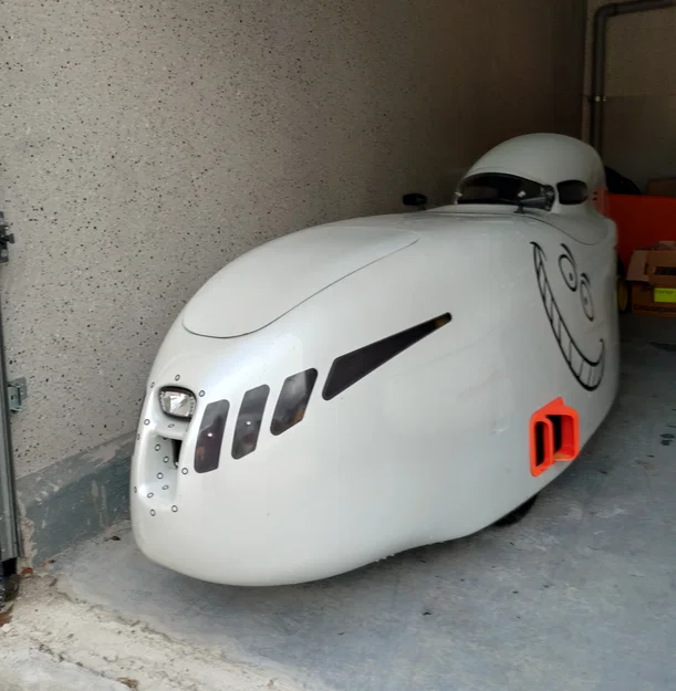 Khe hút gió in 3D làm mát phanh cho xe Velomobile Alpha - Image 1