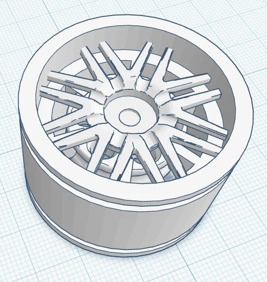 Mâm xe Lego Technic (lego technic rim) cho lốp 56x28 - Image 1