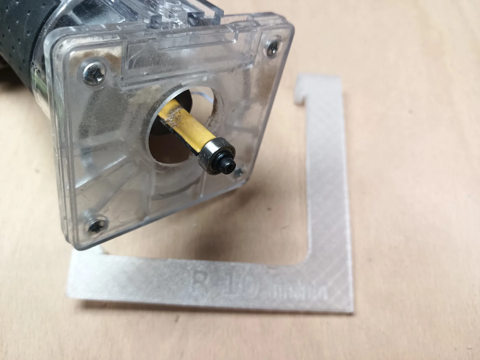 Khuôn mẫu phay bo góc 10mm cho máy soi gỗ (Router Template) 1
