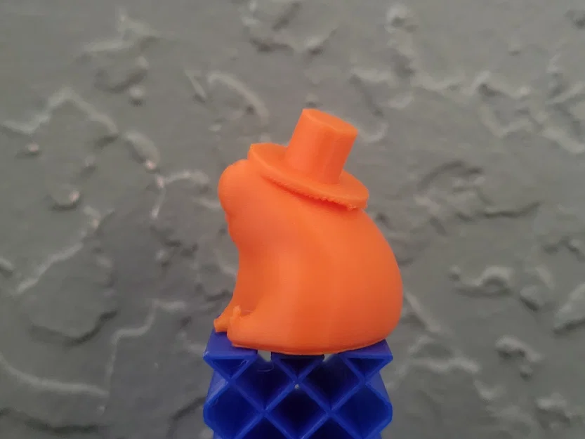 Mô hình 3D chú ếch Fred đội mũ chóp (top hat) cực đáng yêu - Image 2