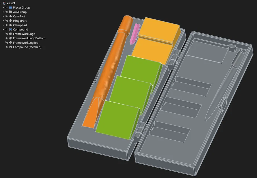 Hộp đựng đồ nghề cho máy tính Framework kèm file FreeCAD - Image 2