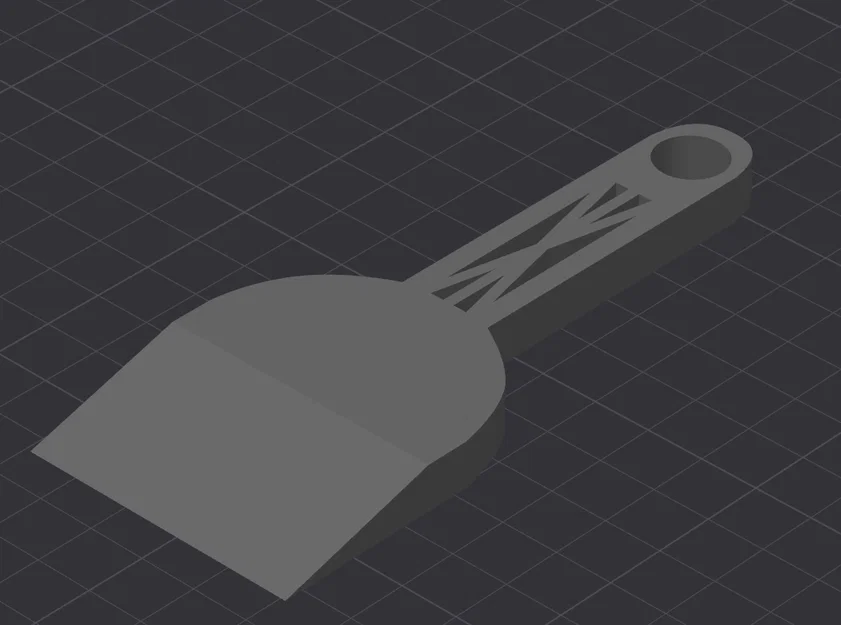 Dụng cụ cạo bàn in 3D có lỗ treo tiện lợi - Image 1