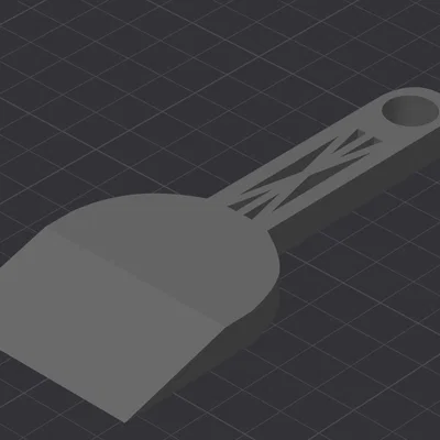 Dụng cụ cạo bàn in 3D có lỗ treo tiện lợi