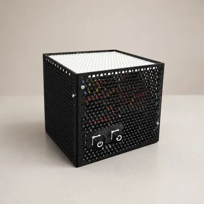 Case mini PC dạng tổ ong OpenSCAD tùy biến hoàn toàn