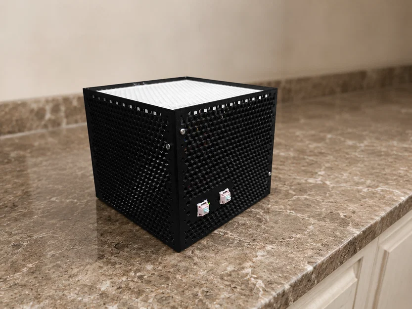 Case mini PC dạng tổ ong OpenSCAD tùy biến hoàn toàn - Image 3