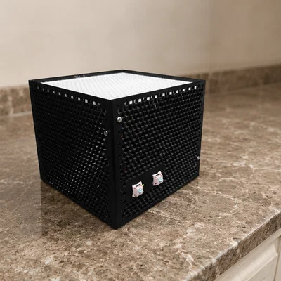 Case mini PC dạng tổ ong OpenSCAD tùy biến hoàn toàn