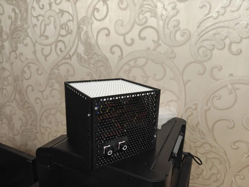 Case mini PC dạng tổ ong OpenSCAD tùy biến hoàn toàn - Image 4
