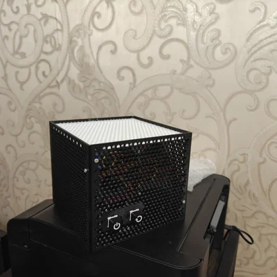 Case mini PC dạng tổ ong OpenSCAD tùy biến hoàn toàn