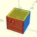 Case mini PC dạng tổ ong OpenSCAD tùy biến hoàn toàn - Thumbnail 5