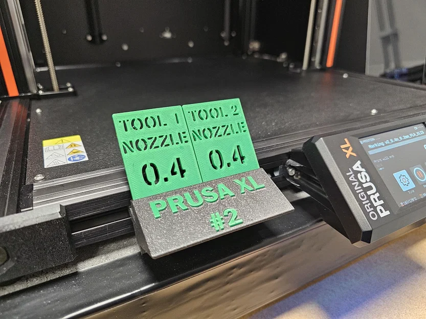 Nhãn đánh dấu và ghi chú công cụ cho PRUSA XL - Image 1