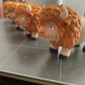 Mô hình chú bò Bison dễ thương in 3D (Cute Bison Figure - MMU3) - Thumbnail 1
