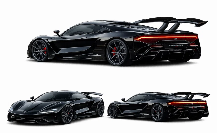 Mô hình siêu xe Obsidian Hypercar in 3D ấn tượng - Image 1