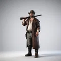 Mô hình 3D nhân vật Bill Williamson từ Red Dead Redemption 2 - Thumbnail 1