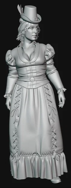 Mô hình 3D Karen Jones (Red Dead Redemption 2) chất lượng cao - Image 2