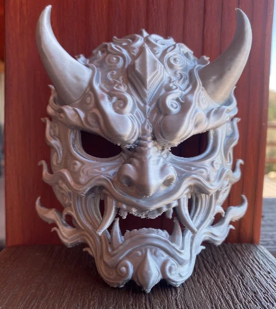 Mặt nạ Oni nguyên tố Gió Nhật Bản - OniKaze - Image 1