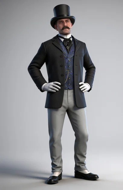 Mô hình nhân vật Josiah Trelawny 1:24 (Fanart Red Dead Redemption 2) - Image 1