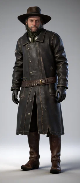 Mô hình 3D nhân vật Kieran Duffy - Red Dead Redemption 2 - Image 1