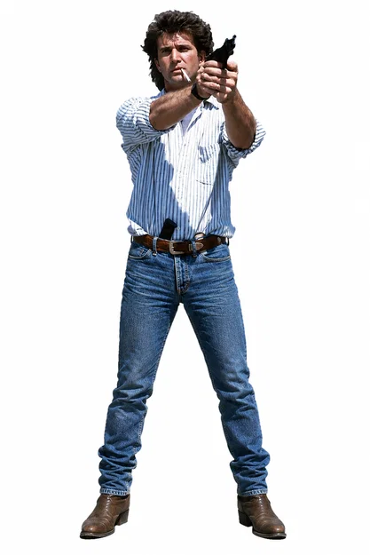 Mô hình 3D nhân vật Martin Riggs trong phim Lethal Weapon - Image 1