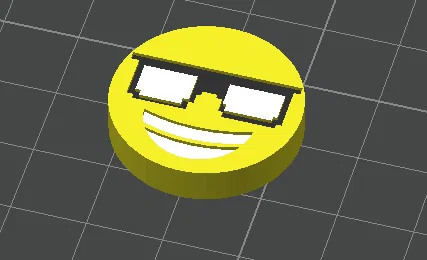 Nút trang trí dép Croc hình mặt cười đeo kính in 3D cực độc - Image 2