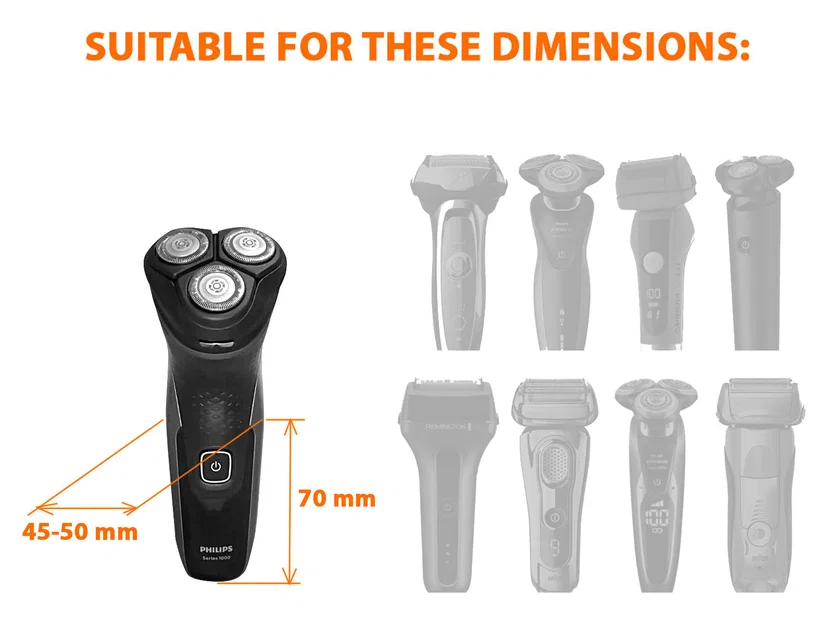 Giá đỡ máy cạo râu điện đa năng - Thiết kế 3D tiện lợi - Image 3
