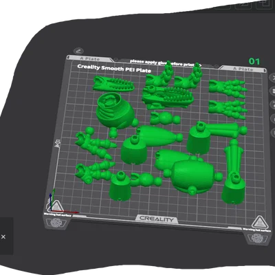 Mô hình khủng long Skeleton Dino in 3D cử động linh hoạt