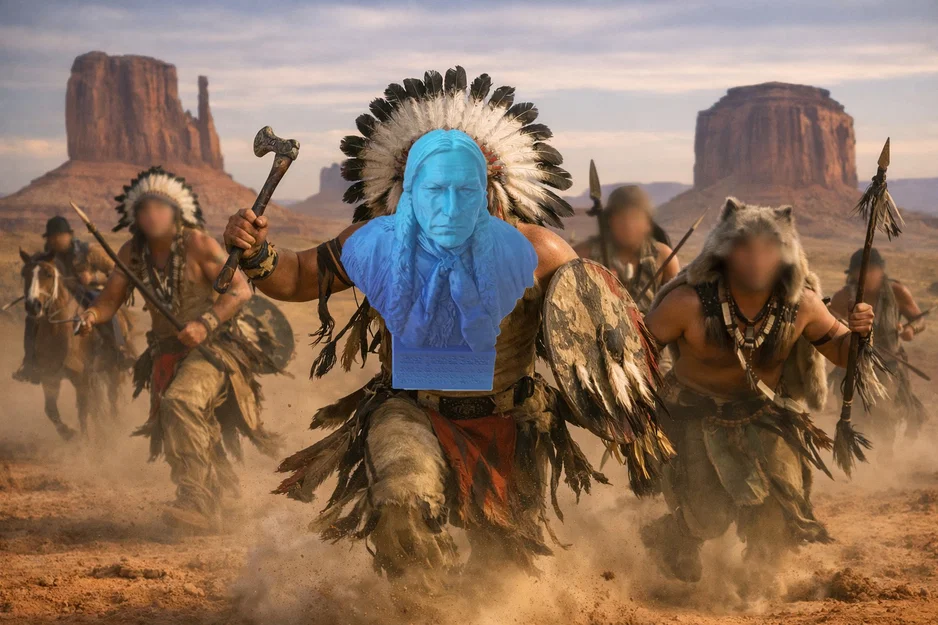 Tù trưởng cuối cùng của bộ lạc Comanche, Quanah Parker (đại diện chính thức do chính phủ Hoa Kỳ bổ nhiệm) - Image 1