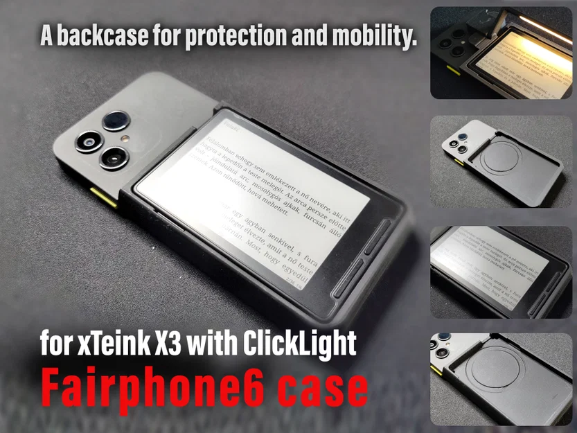 Ốp lưng xTeink X3 cho Fairphone 6 tích hợp ClickLight - Image 1