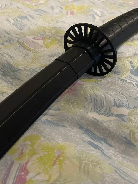 Mô hình kiếm Katana xếp gọn 3D cực chất (Tanjiro Katana Remix) - Image 11