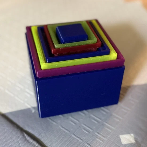 Bộ Khối Lập Phương Montessori Xếp Chồng Thông Minh (3D Print Model) - Image 1