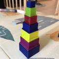 Bộ Khối Lập Phương Montessori Xếp Chồng Thông Minh (3D Print Model) - Thumbnail 2