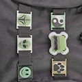Phụ kiện cài Molle hình Mandalorian và Alien - Thumbnail 1