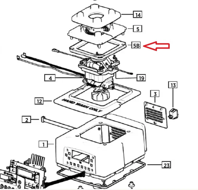 Gioăng đệm tấm động cơ Vitamix TQO 060065 - Phụ kiện in 3D - Image 4