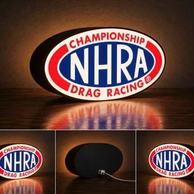 Hộp Đèn LED NHRA Dragracing | File STL In 3D Đa Sắc
