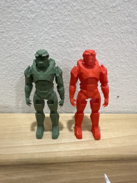 Mô hình Master Chief Halo Action Figure chuẩn phong cách Kenner - Image 1