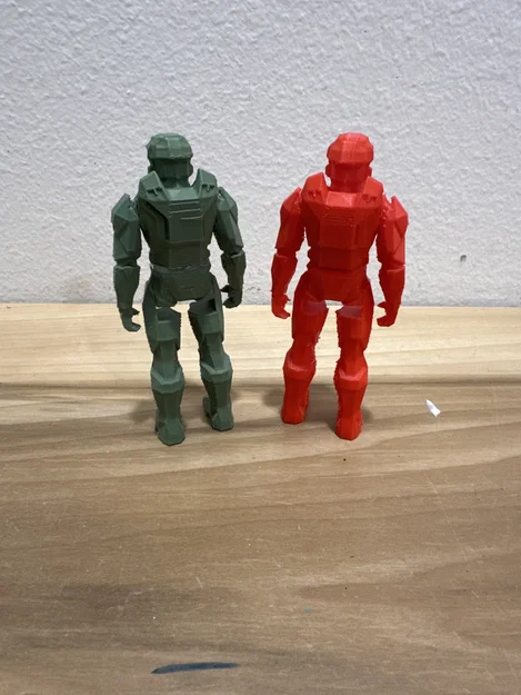 Mô hình Master Chief Halo Action Figure chuẩn phong cách Kenner - Image 2