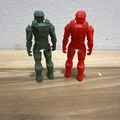 Mô hình Master Chief Halo Action Figure chuẩn phong cách Kenner - Thumbnail 2
