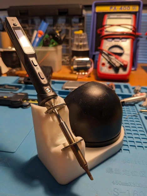 Đế gác mỏ hàn TS-101 (TS-101 Soldering Iron Stand) in 3D - Image 1
