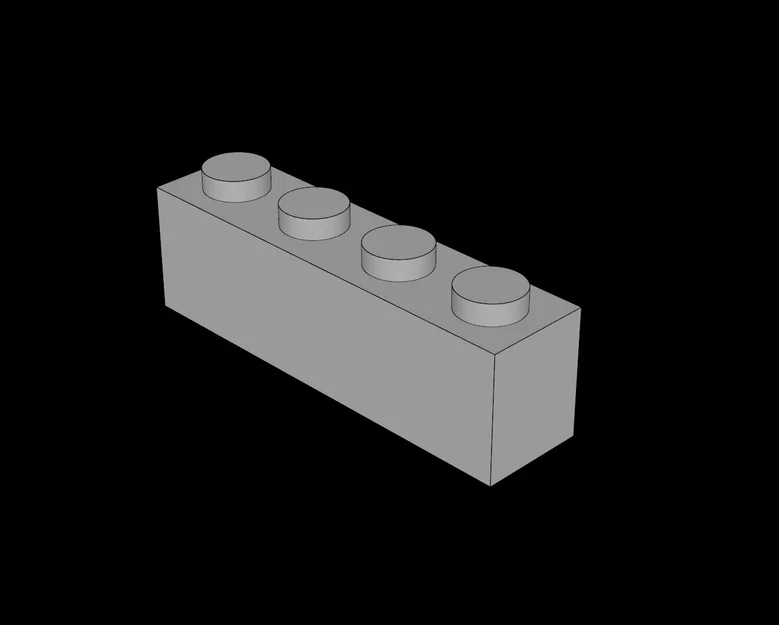 Mô hình gạch lắp ráp 1x4 tương thích hệ thống Lego - Image 1