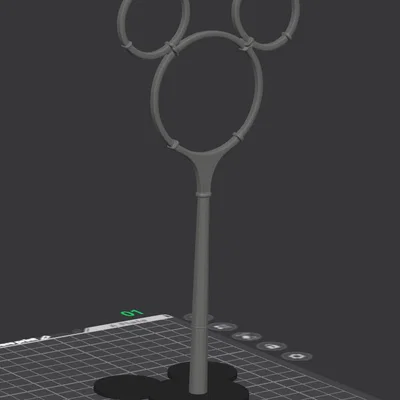 Mô hình cột điện Mickey Pylon Florida trang trí độc đáo