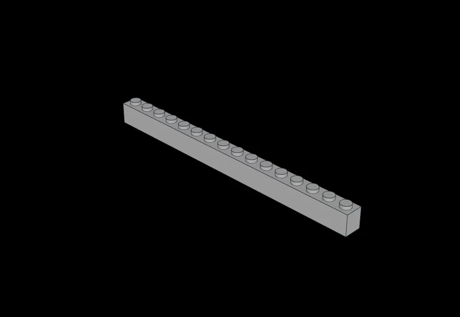 Gạch Lego 1x16 Tương Thích - File STL In 3D Chất Lượng Cao - Image 1