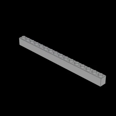 Gạch Lego 1x16 Tương Thích - File STL In 3D Chất Lượng Cao