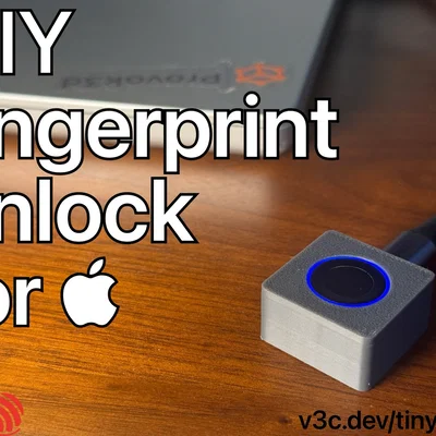 TinyTouch: Tự chế thiết bị mở khóa vân tay cho Mac bằng in 3D