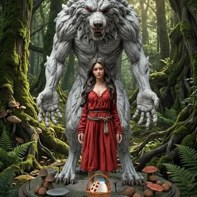 Cô bé quàng khăn đỏ và Sói già gian ác
